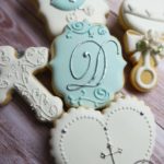 Cake In The Afternoon - Made In Melbourne - Teal Classic Christening Cookie