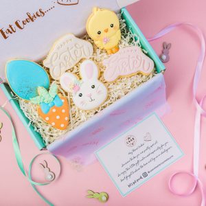 EASTER COOKIES ROYAL ICING COOKIES -LUXURY COOKIE GIFT BOX - MADE IN MELBOURNE SHIPPED AUSTRALIA WIDE