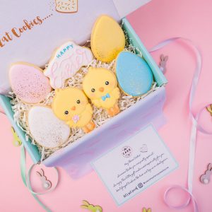 EASTER COOKIES ROYAL ICING COOKIES -LUXURY COOKIE GIFT BOX - MADE IN MELBOURNE SHIPPED AUSTRALIA WIDE