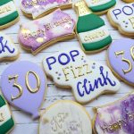 POP FIZZ CLINK ROYAL ICING COOKIES - MADE IN MELBOURNE SHIPPED AUSTRALIA WIDE