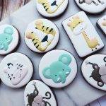 SAFARI ANIMALS, FIRST BIRTHDAY, ROYAL ICING COOKIES - MADE IN MELBOURNE SHIPPED AUSTRALIA WIDE