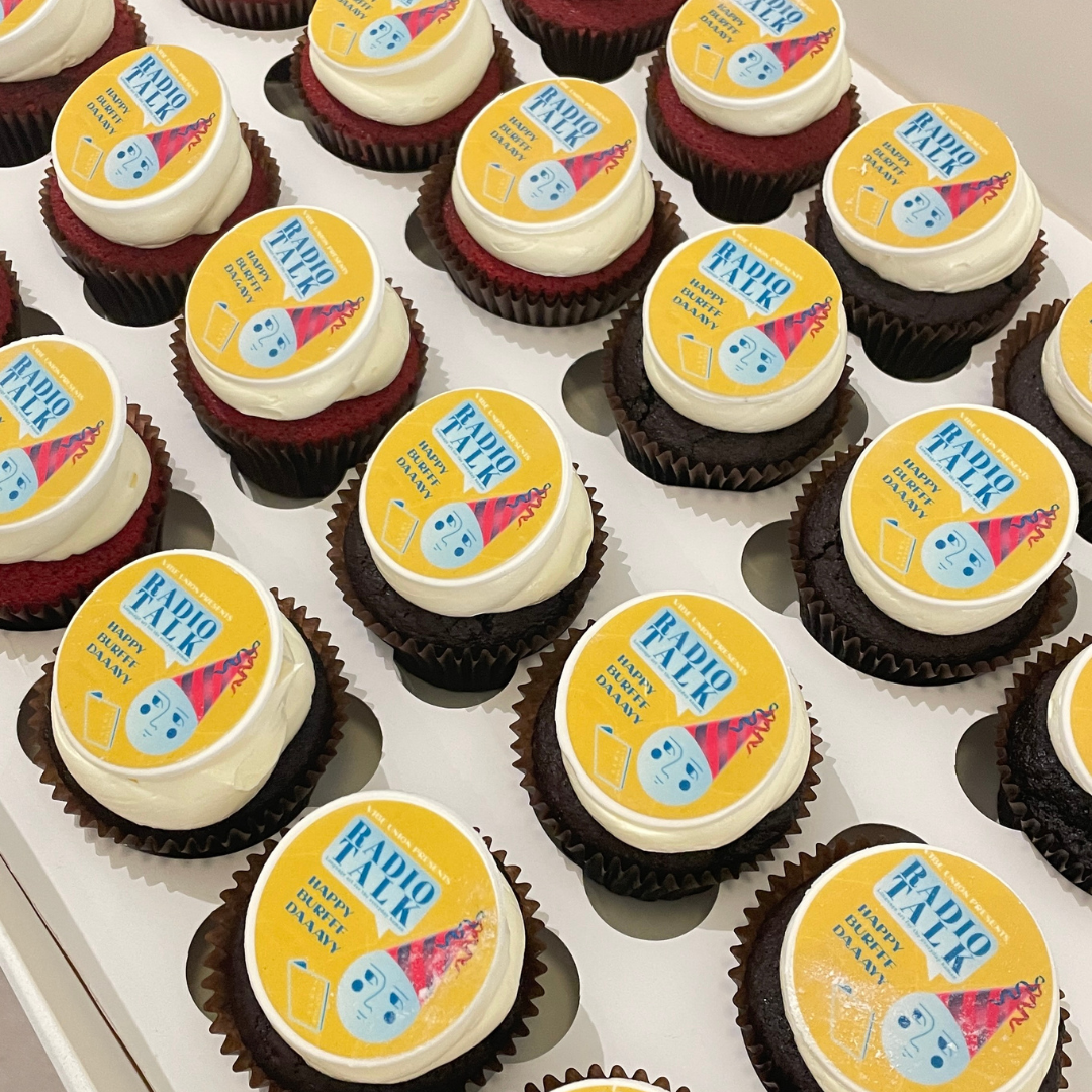 Cupcakes with Printed Images